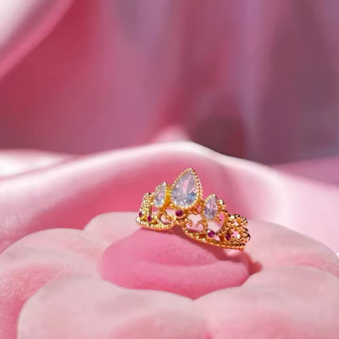 Anello corona Rapunzel